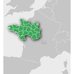 Carte Garmin TOPO France V6 PRO - Nord-Ouest