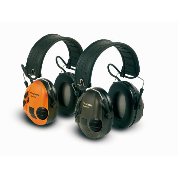 Casque anti-bruit 3M&trade; Peltor&trade; sporttac&trade; - Coquilles Vertes/Oranges